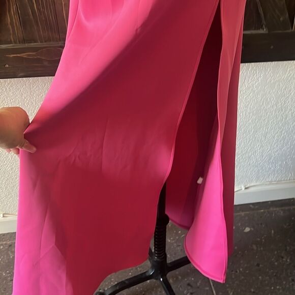 New Elegant Front Slit Off Shoulders Formal Party Long Mermaid Dress - Picture 9 of 16